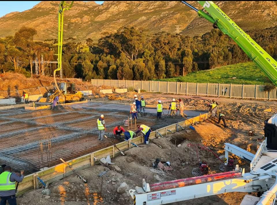 Exposed architectural concrete structure